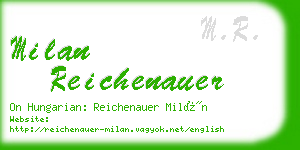 milan reichenauer business card